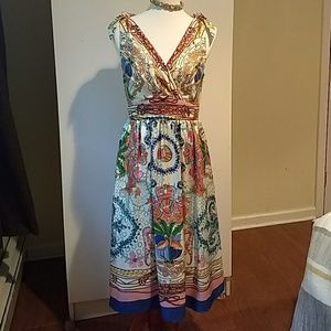 Collette Dinnigan Designer Silk Dress